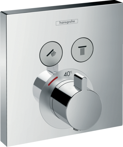 ShowerSelect Thermostat Unterputz für 2 Verbraucher