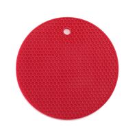 Silikon rund, rot, 18cm, Wabe