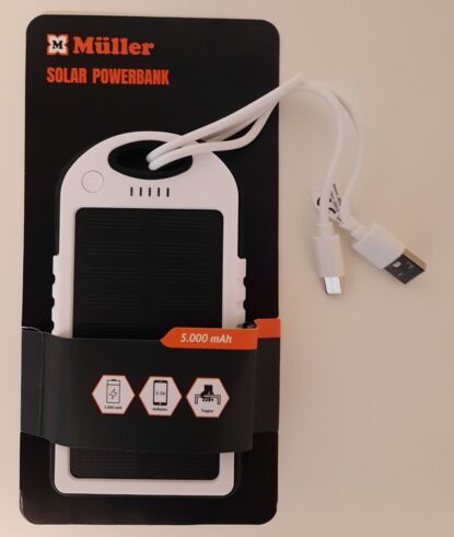 Solar Powerbank 5000 mAh