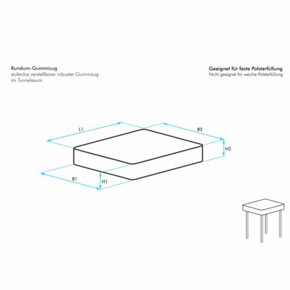 harti ProfiLine Bezüge nach Mass, Art.-Nr. 215040