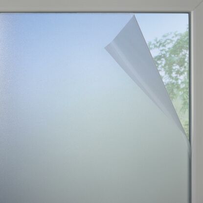 Statische Fensterfolie Milchglas 45x150cm, weiss, 23-4100