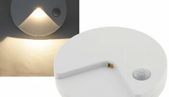 LED Treppenlicht mit Bewegungsmelder Akkubetrieb, warmweiß, slim: 14mm flach