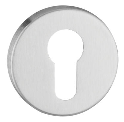 5380C Edelstahl Schlüsselrosette geclipst