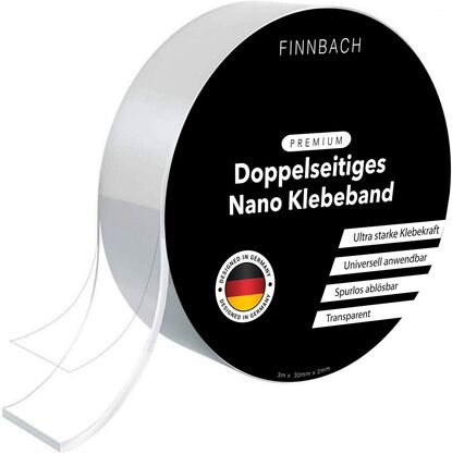 Finnbach Permium Doppelseitiges Nano Klebeband
