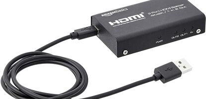 Amazon Basics - 4K-HDMI-Splitter, 1 Eingang - 2 Ausgänge