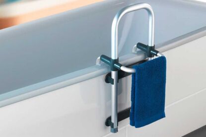 Badewannen-Einstiegshilfe Secura Silber