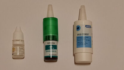 Applikationshilfe für Augentropfen