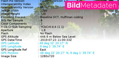 Bild-Metadaten