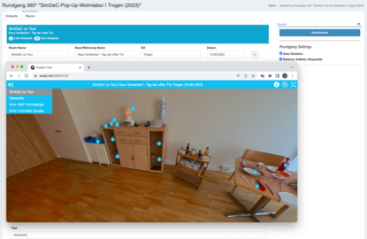 360°-Rundgang Editor: Titelzeile bearbeiten
