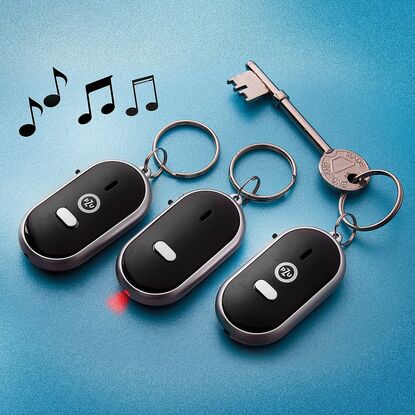 Set of 3 Whistle Key Finders