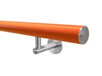 Handlauf Edelstahl Orange - Set Rund