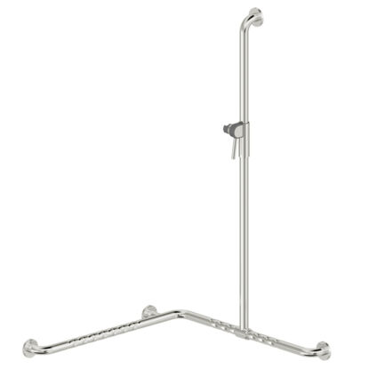 DUSCHHANDLAUF MIT AUFGESETZTER BRAUSESTANGE