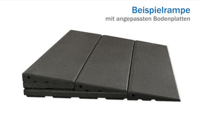 Bodenplatte modulares Rampensystem 40 mm