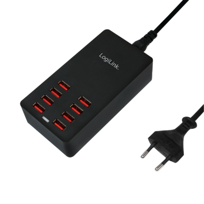 USB Tischladeadapter, 8x USB-Port, 44W