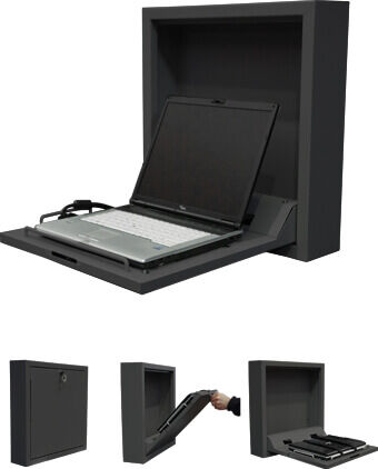 Robolift Laptop PC-Gehäuse schwarz