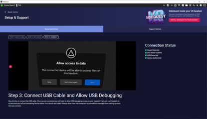 APK auf Oculus Quest Go installieren
