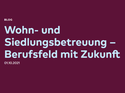 Wohn- und Siedlungsbetreuung