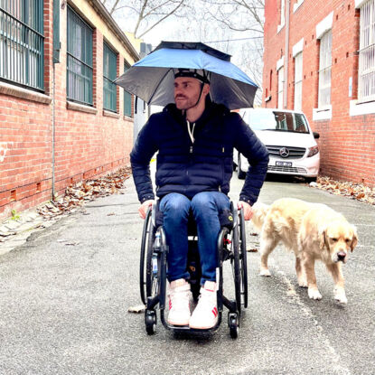 Wheelchair Umbrella Hat