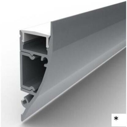 Aluminium Aufbau Wand-Profil 200cm ALU062 für 12,2mm LED Streifen