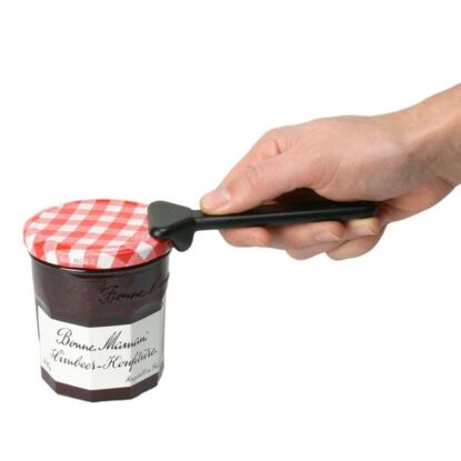 JarKey Metal jar opener, black