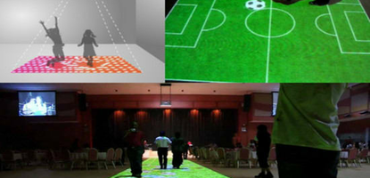 Dienstleistung: interactive floor/wall Projektion