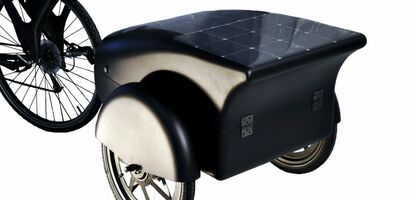 Carbon Solar-Fahrradanhänger „Typ ST“
