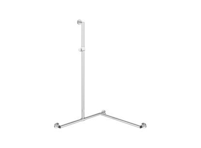 HEWI Duschhandlauf mit verschiebbarer Brausehalterstange 900.35.30040