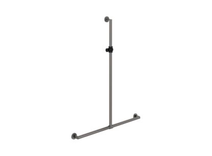 HEWI Duschhandlauf mit verschiebbarer Brausehalterstange 900.35.46260