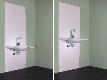 Lift-Waschtisch Unterputz