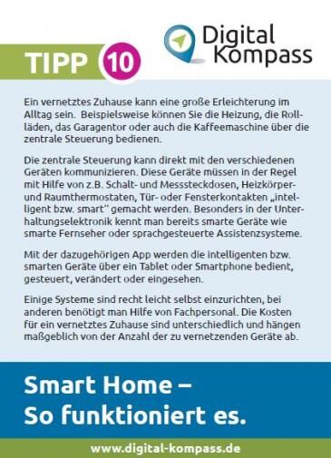 Digital-Kompass Tipp 10: Smart Home – So funktioniert es.