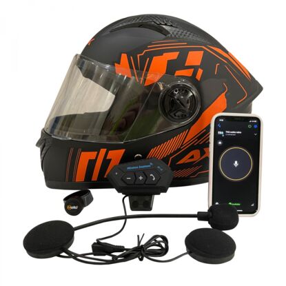 TXQ HB2 Zello bluetooth helmet wireless headset